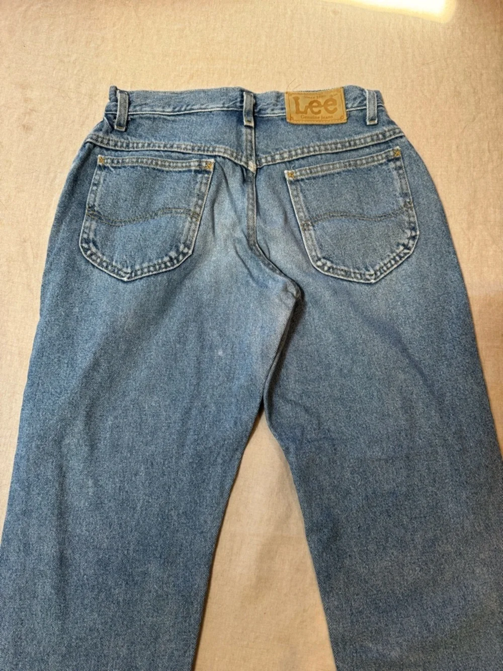 Vintage Y2K Lee Jeans High Rise Tapered Straight Cropped Denim Size 27